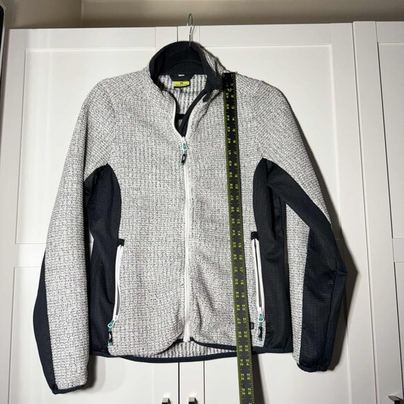 Trespass Women Zipper Sweater Jacket pockets Light Gray MEDIUM - Picture 6 of 7